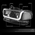 LED DRL Headlight Bumper Signal Lamps for Sierra 1500 2500 (1999–2007)