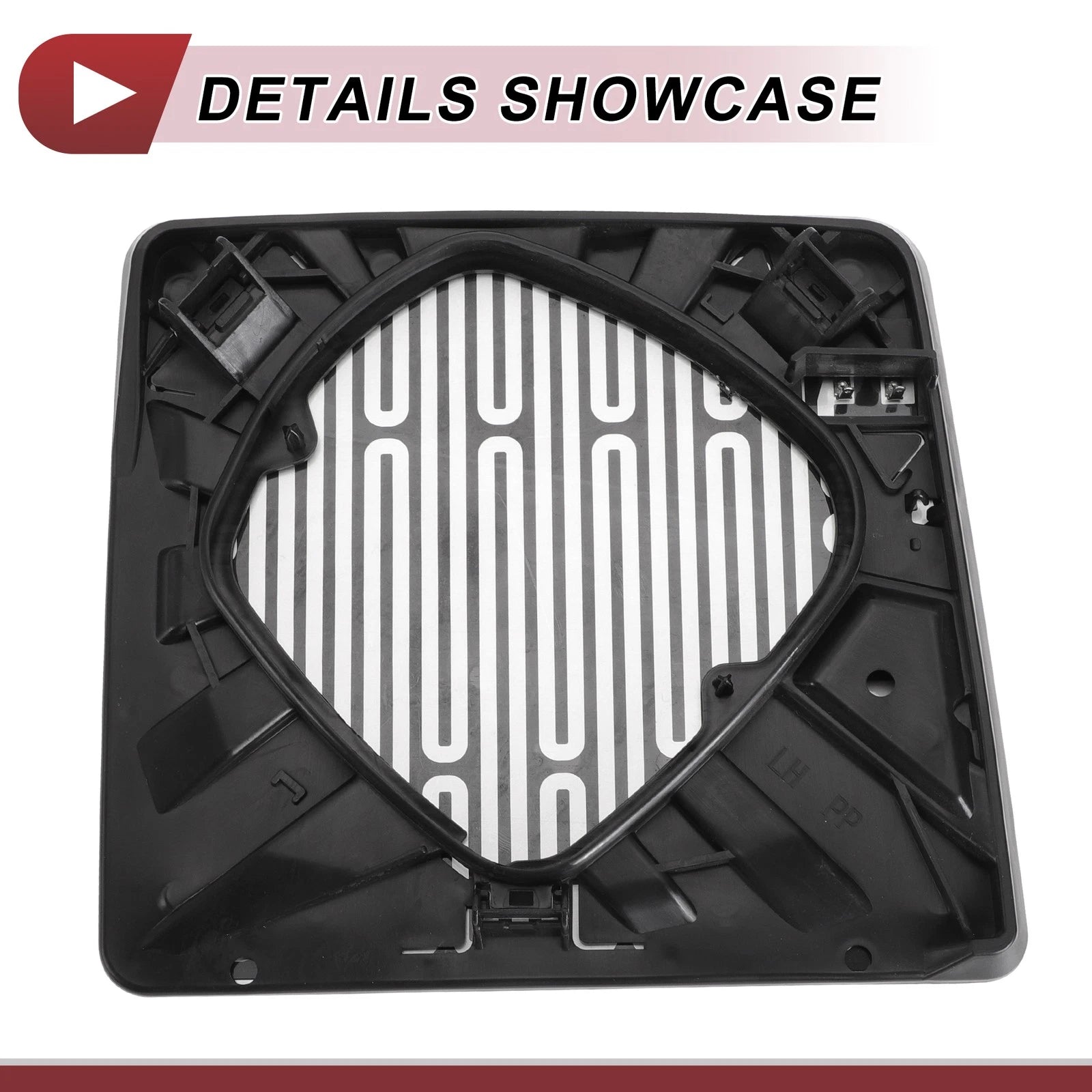 Heated Tow Mirror Glass Replacement for Ford F250 (2017–2022)