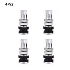 4 Pcs TR161 Metal Tubeless Tire Valve for Car Wheel Rim (No Year Specified)