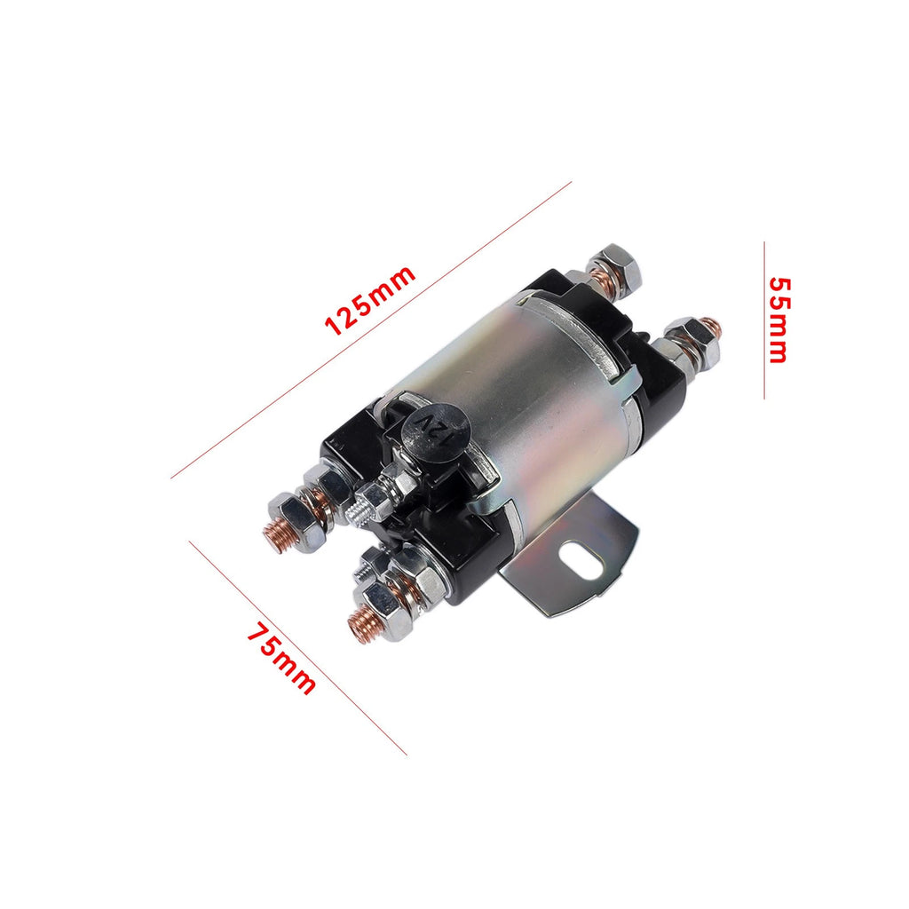 Set of 2 Solenoids for Yamaha G1 Gas Golf Cart (12V, 6 Terminal)