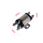 Set of 2 Solenoids for Yamaha G1 Gas Golf Cart (12V, 6 Terminal)