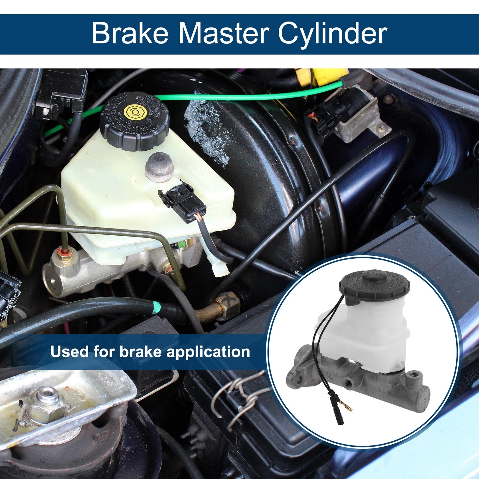 Brake Master Cylinder with Reservoir No. 46100S04A01 for Honda Civic (1996–2000)