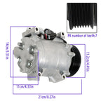 A/C Compressor with Clutch for Honda Acura TSX (2004–2008)