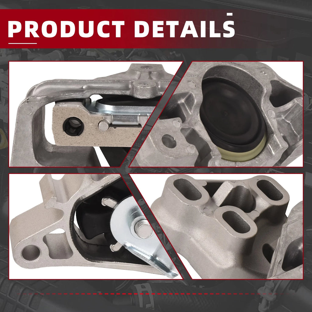 Set of 4 Engine Motor & Transmission Mounts for Mercedes-Benz CLA250 GLA250 (2014–2020)
