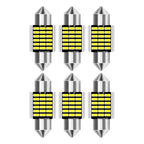 Pack of 6 DE3175 3014 LED Bulbs for Automotive Applications
