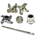 Axcalibar Axle + Sprocket Brake Rear Hubs + Lock Nut for Yamaha YFZ450R (2009–2023)
