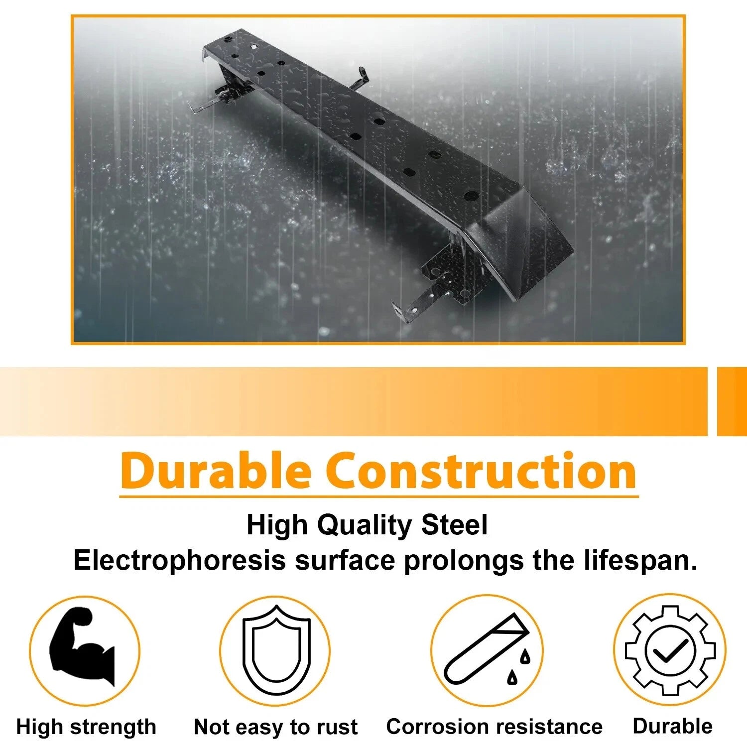 Front Bumper Reinforcement Impact Bar for Ram ProMaster 1500/2500/3500 (2014–2023)