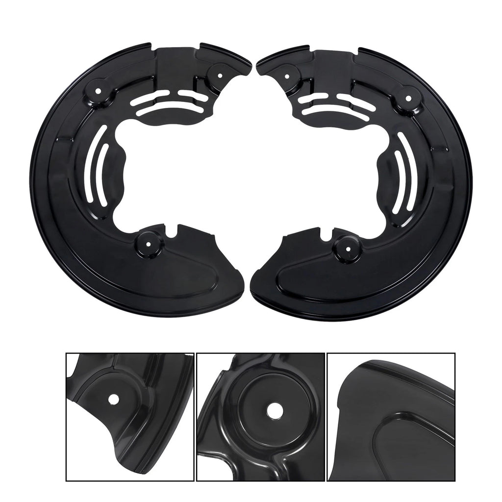 Front Brake Dust Shields Splash Pair for Lincoln Navigator, Ford F-150 (2007–2023)