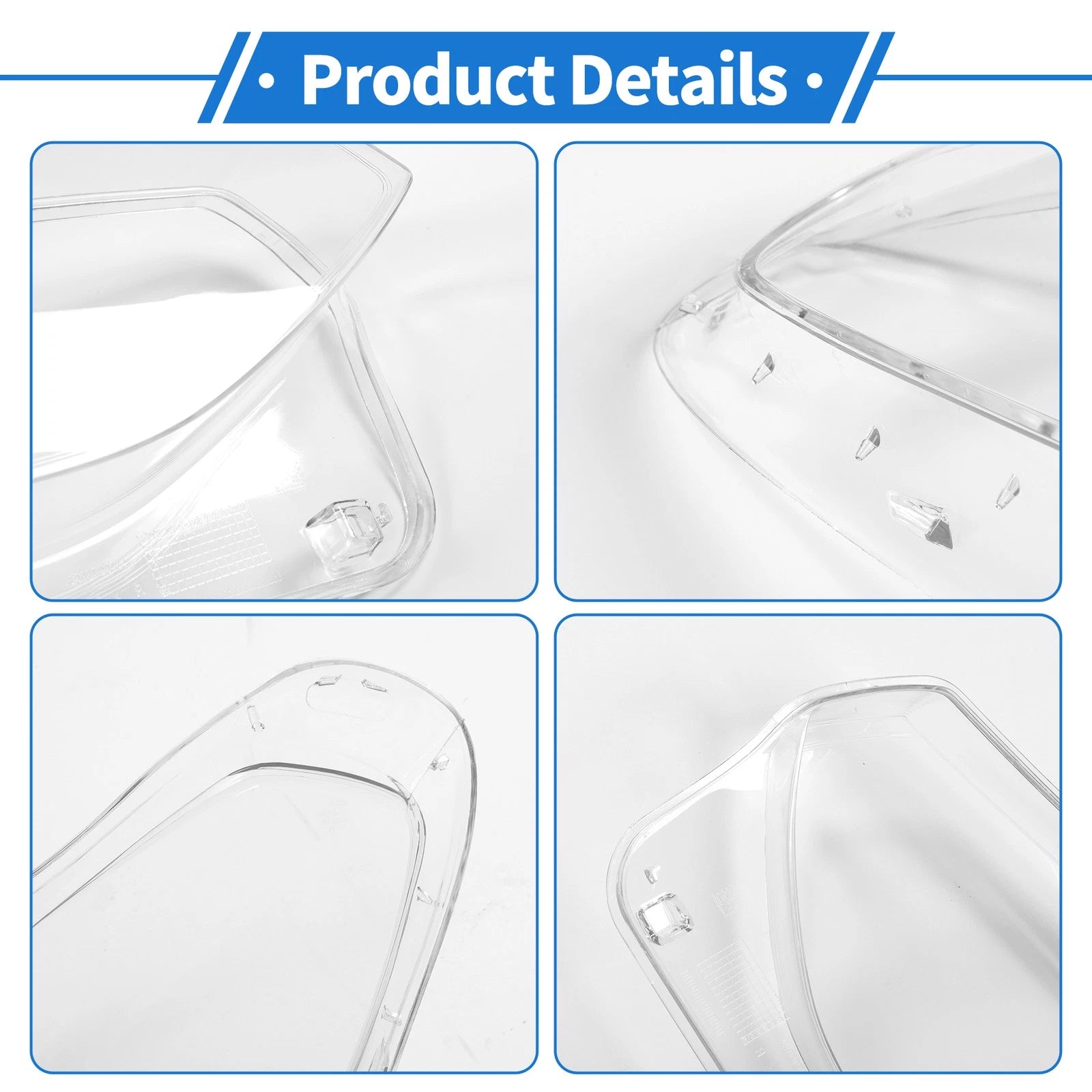 1 Pc Headlight Lens Cover for BMW X3 X4 (2018–2021) No. 63117466132