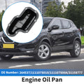 1 Pc Engine Oil Pan No.111107S010 for Nissan Pathfinder (2008–2012) Steel Black