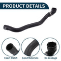 Radiator Hose for Porsche Cayenne 4.8L 2011-2018 Rubber Downpipe
