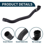 Radiator Hose for Porsche Cayenne 4.8L 2011-2018 Rubber Downpipe