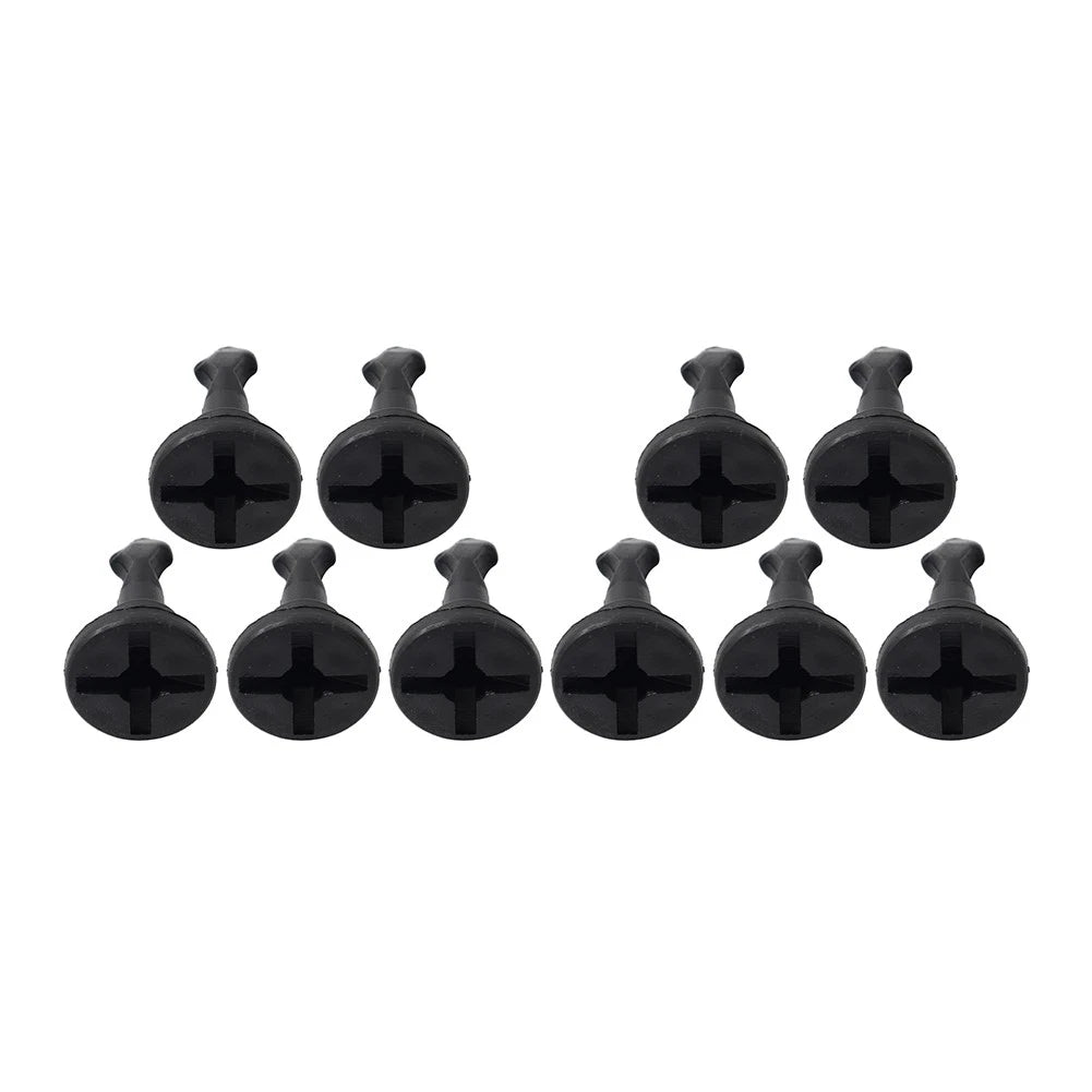 10x Engine Cover Trim Fixing Bolt Clips for Audi Volkswagen 1.8L (N90801101)