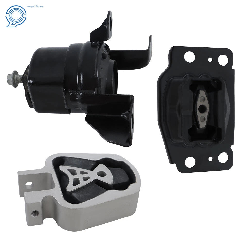3X Engine Motor & Trans Mounts for Ford Fusion (2013–2020) 2.5L Auto