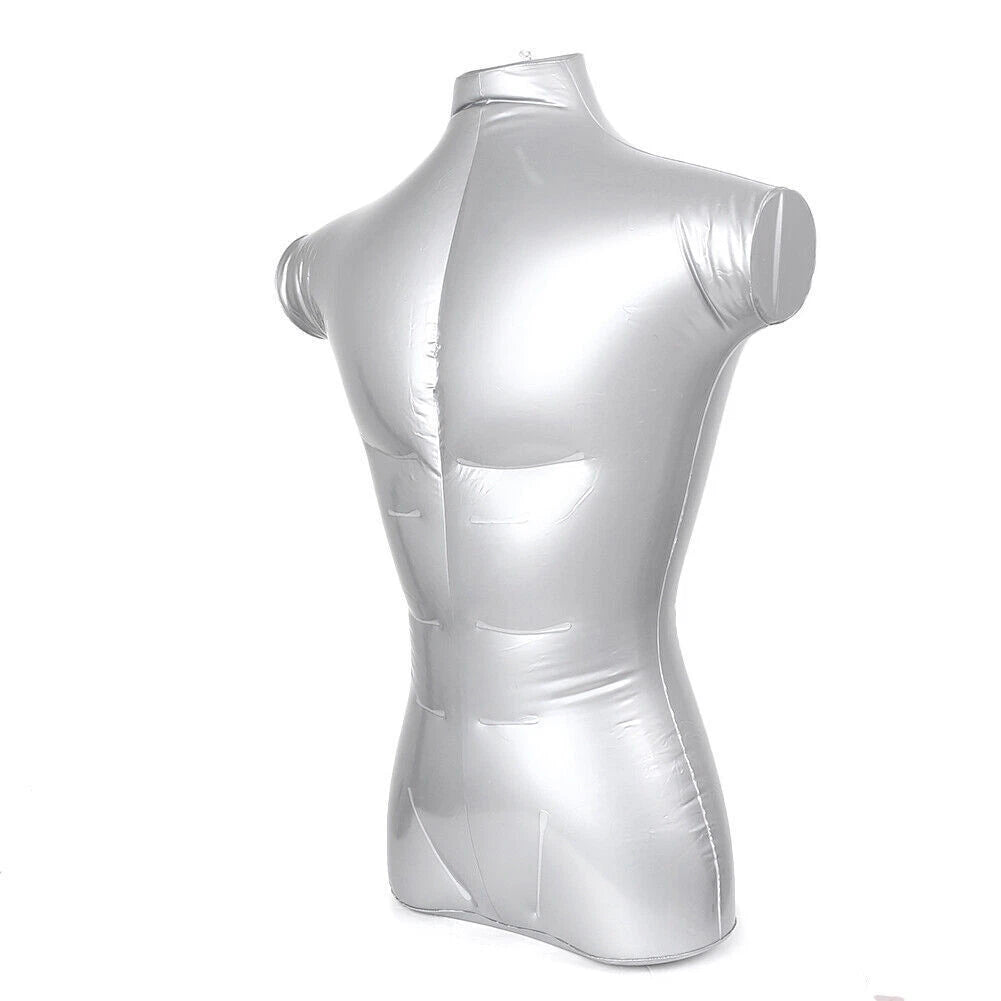 Inflatable Male Torso Mannequin Display Prop for Clothing
