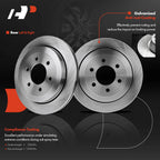 Rear Disc Brake Rotor & Pad Set for Ford Navigator Expedition