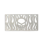 Skull Radiator Grill Guard Cover for Honda GL1500 (All Years) Stainless