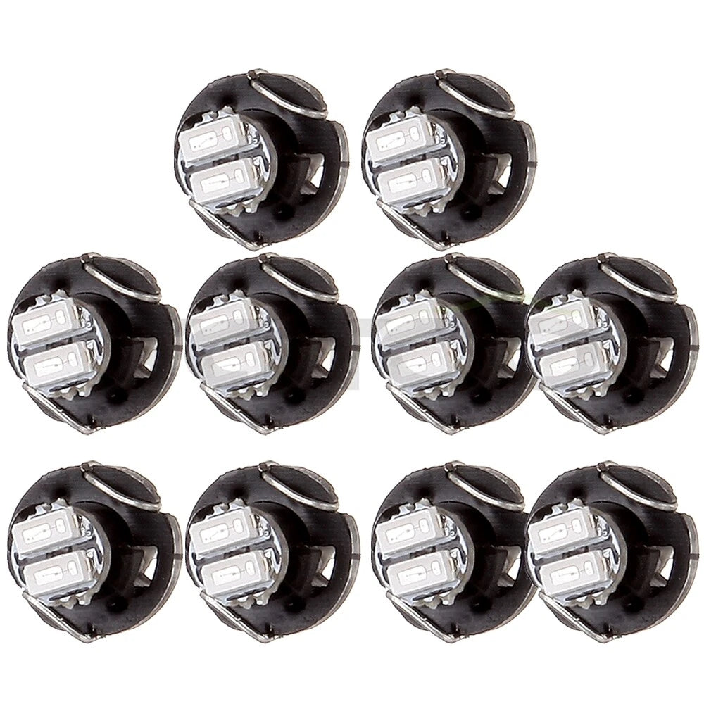 10pcs Blue T3 Neo Wedge LED Light for HVAC A/C Controls