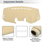 Dashboard Dash Cover Mat for Mazda 2 Demio (2007–2014) Sun Protector Beige