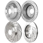 Brake Disc Set for GMC Sierra 1500 Classic (2007) Drilled and Slotted