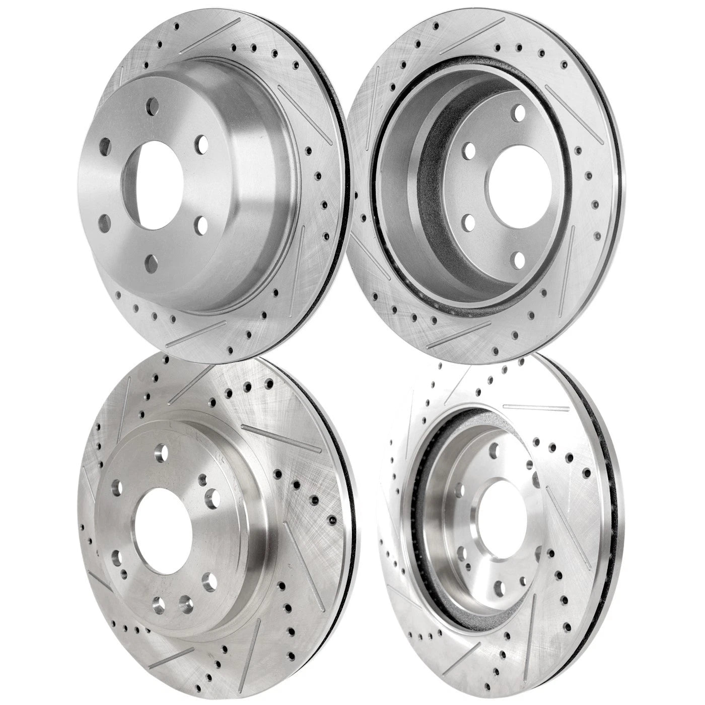 Brake Disc Set for GMC Sierra 1500 Classic (2007) Drilled and Slotted