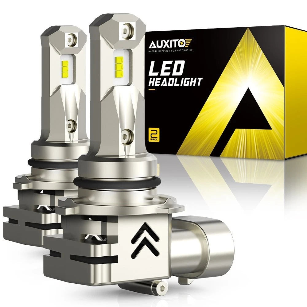 2X 9006 LED Headlight Low Beam Bulbs for Conversion Kit (6000K White)