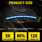 2X Side LED Daytime Running Lights Smoked Lens for Honda CR-V (2023–2024)