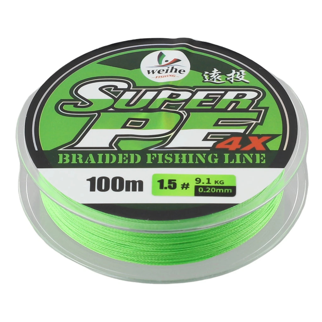 Fishing Line Fluorescent Green Smoother Casting Strong Coloring