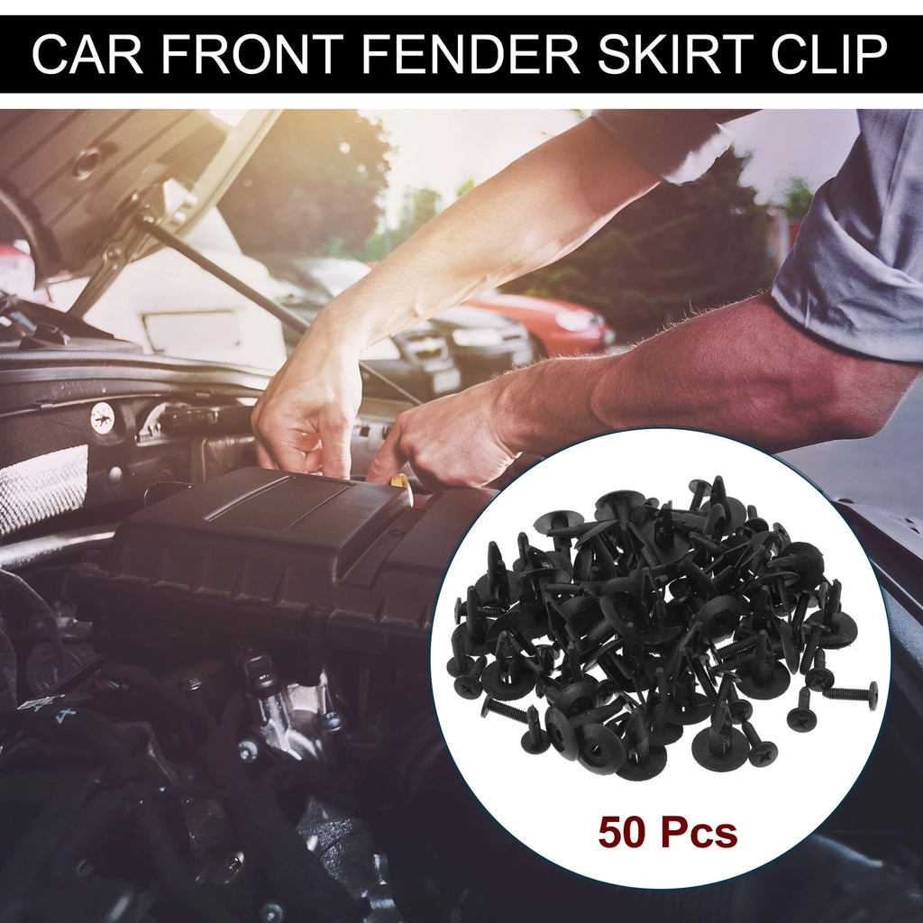50 Pcs Front Fender Skirt Clip for Ford Edge (2007–2014), Escort (1981–2003)