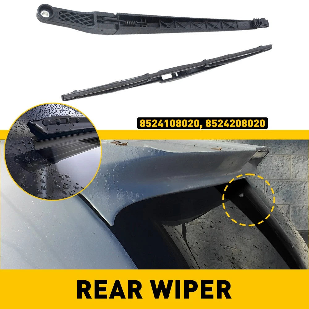 Rear Windshield Wiper Arm and Blade Set for Toyota Sienna (2011–2021)