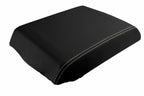 Leather Console Lid Armrest Cover for Hummer H2 (2005–2007) Beige Stitch