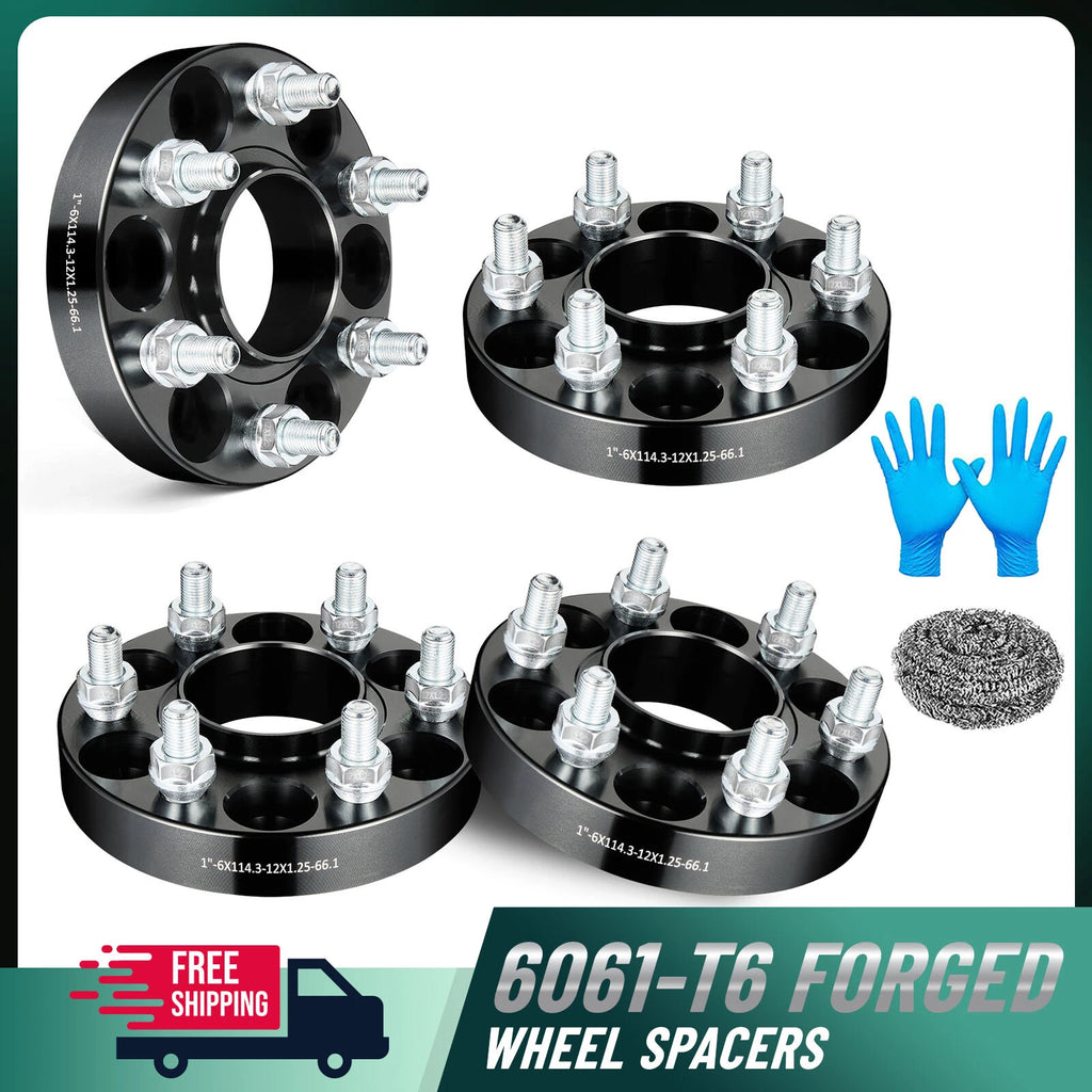1" 6x4.5 Hubcentric Wheel Spacers for Nissan Trucks (2012–2024)