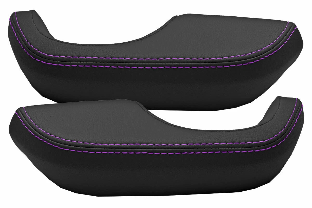 Rear Handle Door Armrest Panel Cover for BMW E28 (1982–1988) Purple Stitch