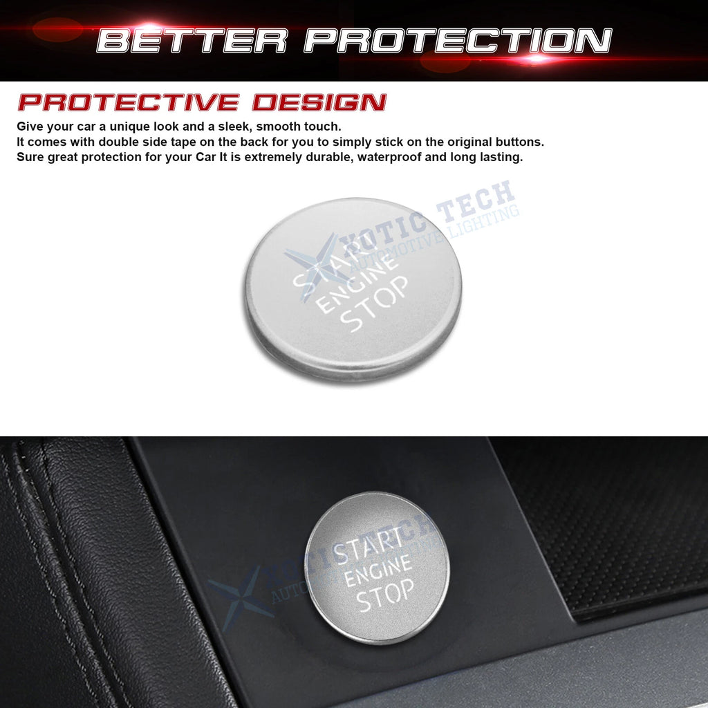 Keyless Engine Push Start Button Cover Trim for Audi A4 A5 (2009-)