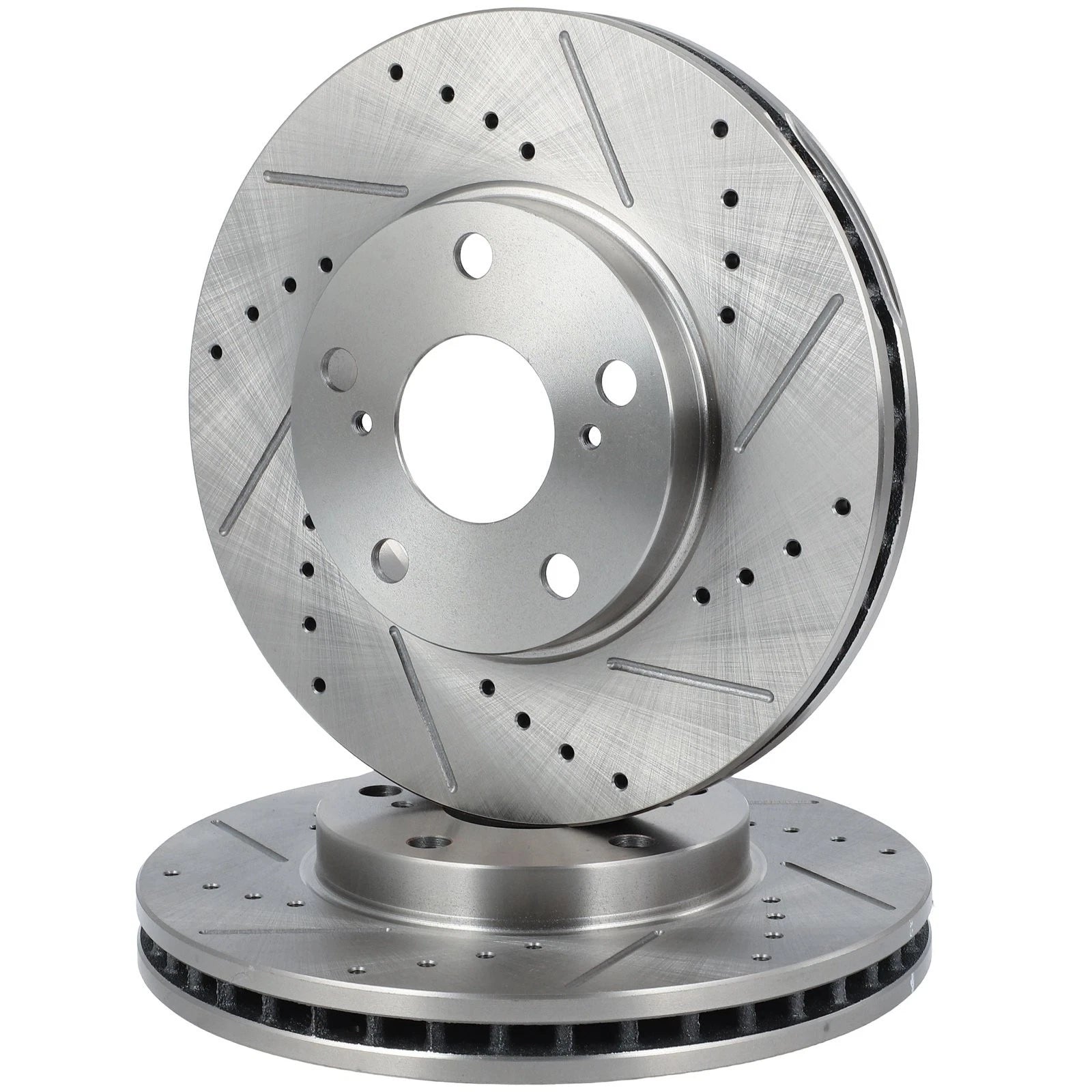 Front Drilled Slotted Brake Rotors for Toyota Camry Sienna (1998–2003)