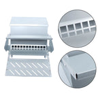 Galvanized Steel Chicken Feeder with Weatherproof Lid for Poultry