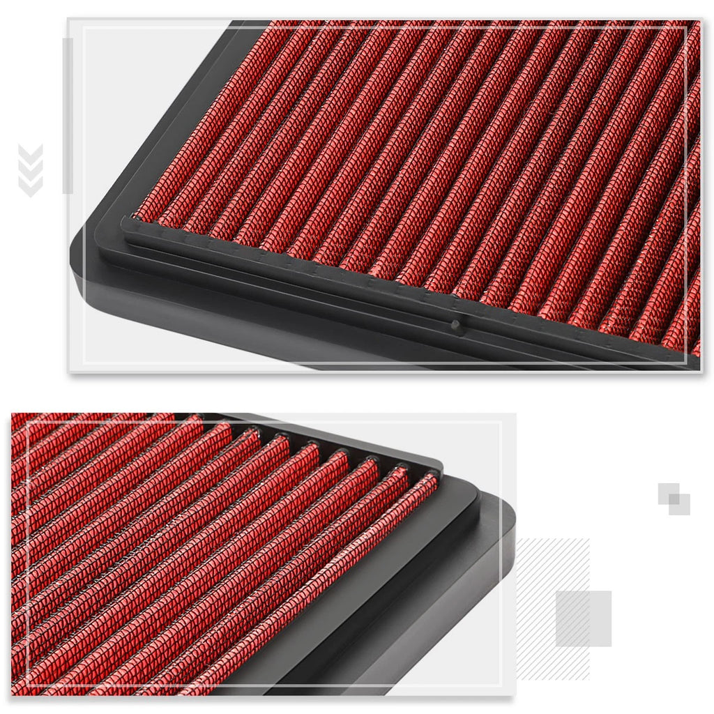 Reusable High Flow Air Filter Panel for Porsche 928 (1978–1995)