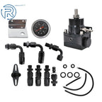 Fuel Pressure Regulator Kit with 100psi Oil Gauge AN-6 Fitting