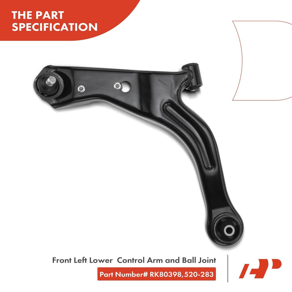 Front Left Lower Control Arm with Ball Joint for Ford Escape (2001-2004)