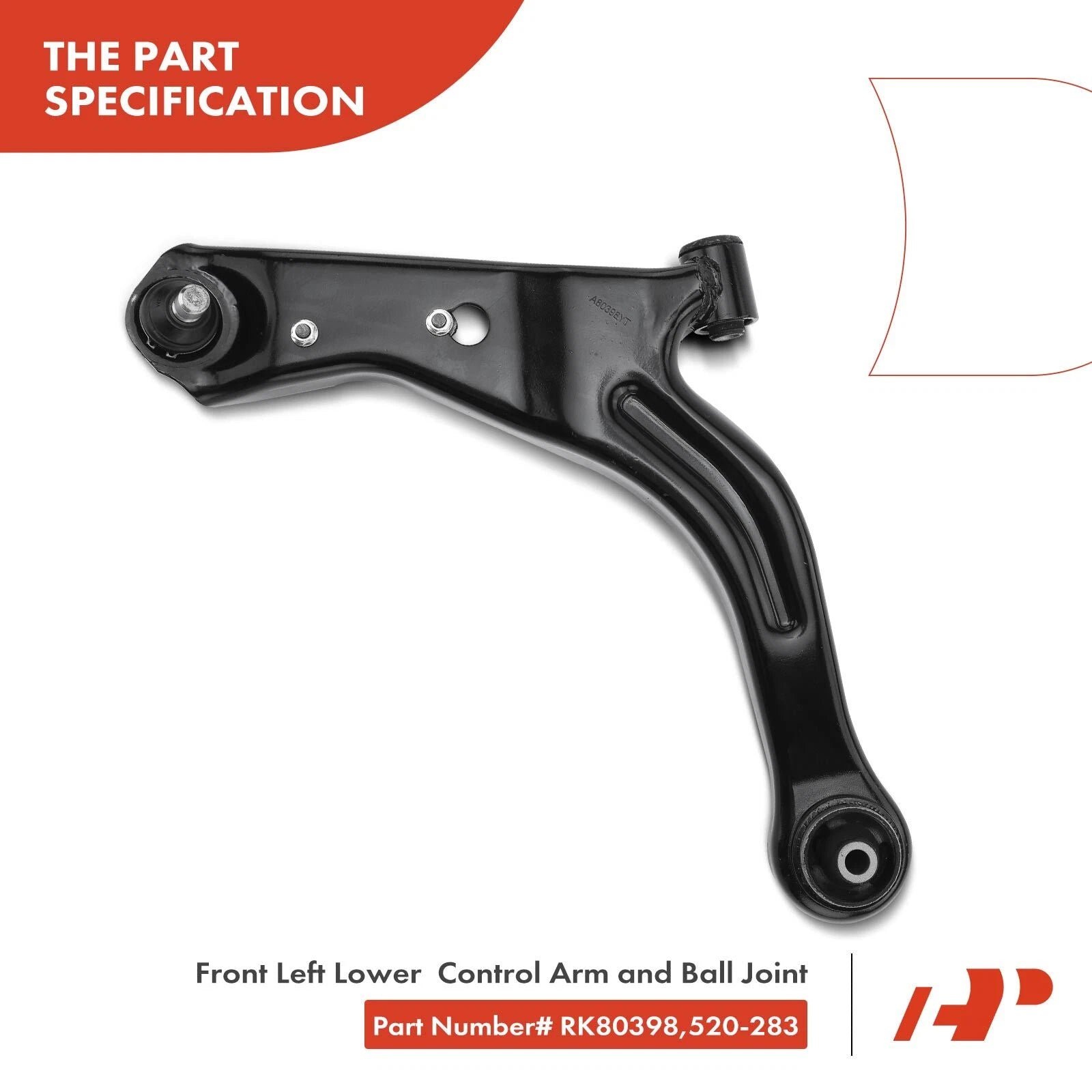 Front Left Lower Control Arm with Ball Joint for Ford Escape (2001-2004)