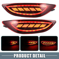 Rear Bumper Reflector LED Fog Brake Turn Signal Light for Hyundai Accent (2012-2017)
