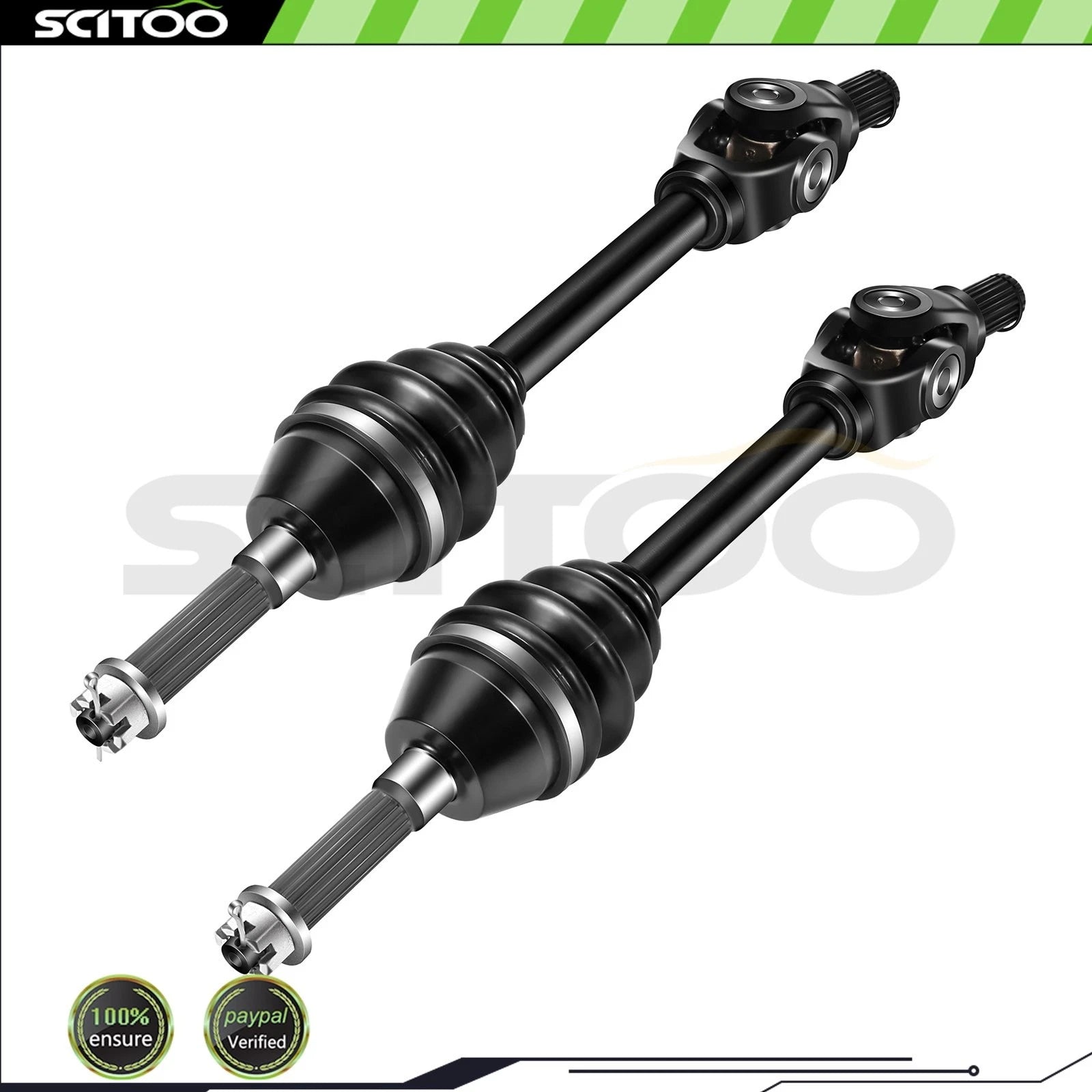 Set of 2 CV Axle Shafts for Polaris ATP 330 4X4 (2004)