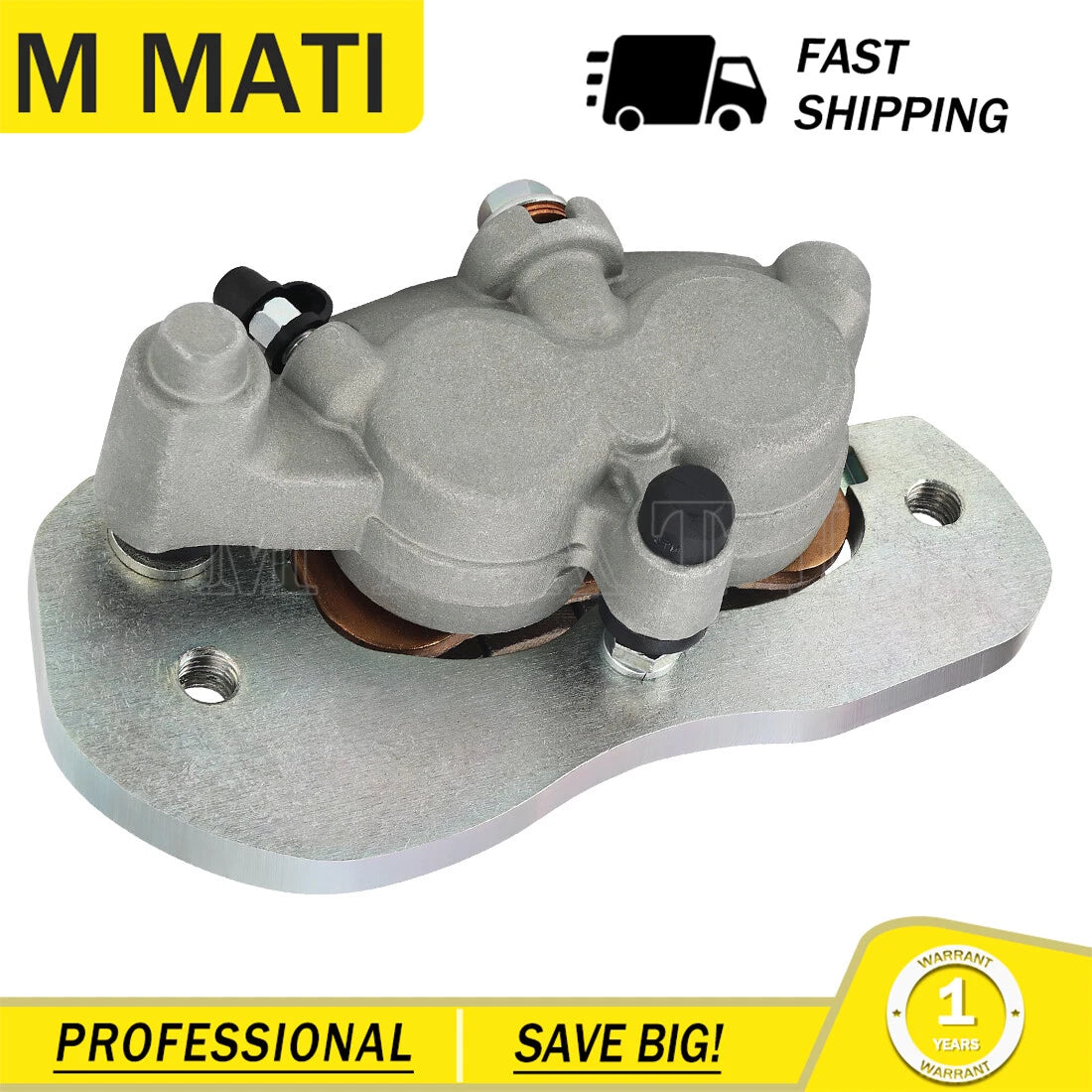 Rear Right Brake Caliper & Sintered Pads for Can-Am Maverick Trail/Sport (2018–2023)