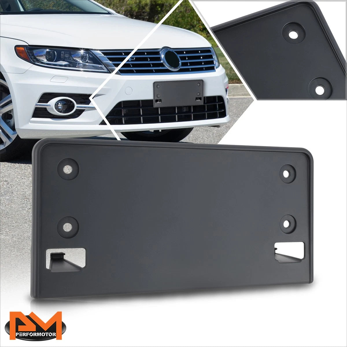 Tow Hook License Plate Mounting Bracket for VW CC (2013–2017)