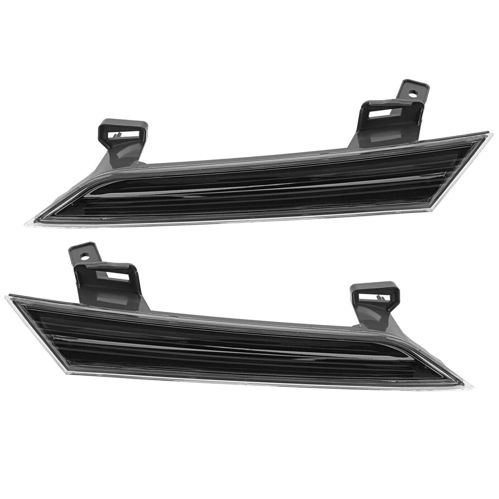 Pair Headlight Reflector Panels for Nissan Murano (2009-2014) Dark Gray