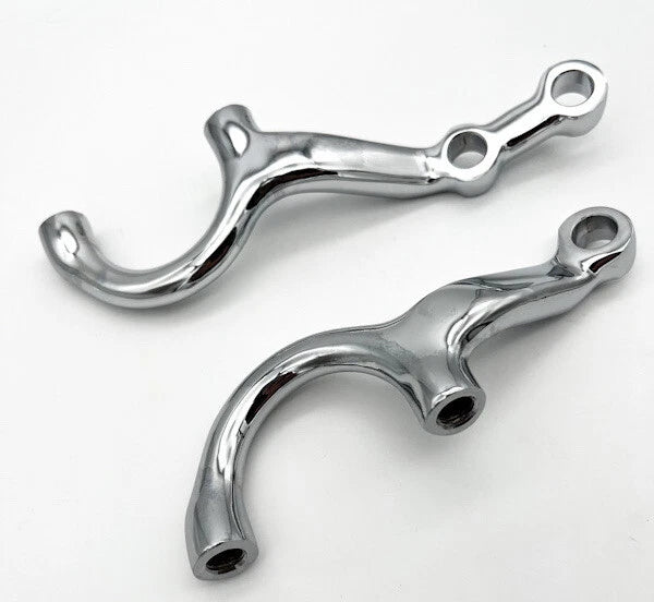 Chrome Steering Arms 1-3/4 In Drop for 1937-1948 Ford Spindles