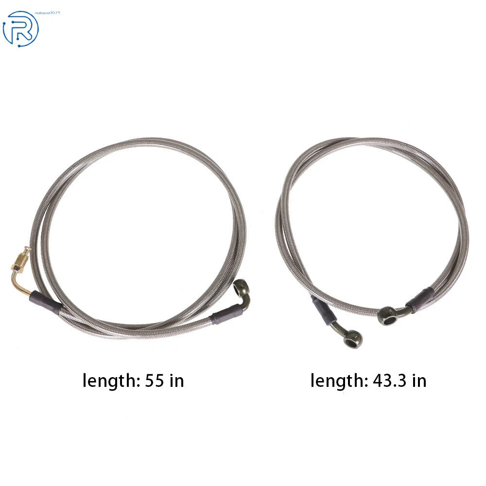 Front & Rear Brake Lines for Polaris RZR S 800 (2009–2014) 1086