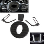 Set of 4 Carbon Fiber Steering Wheel Covers for Subaru Forester (2013–2018)