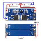 Charger Protection Board for 2S 7.4V 8.4V (D01) - 1 PC