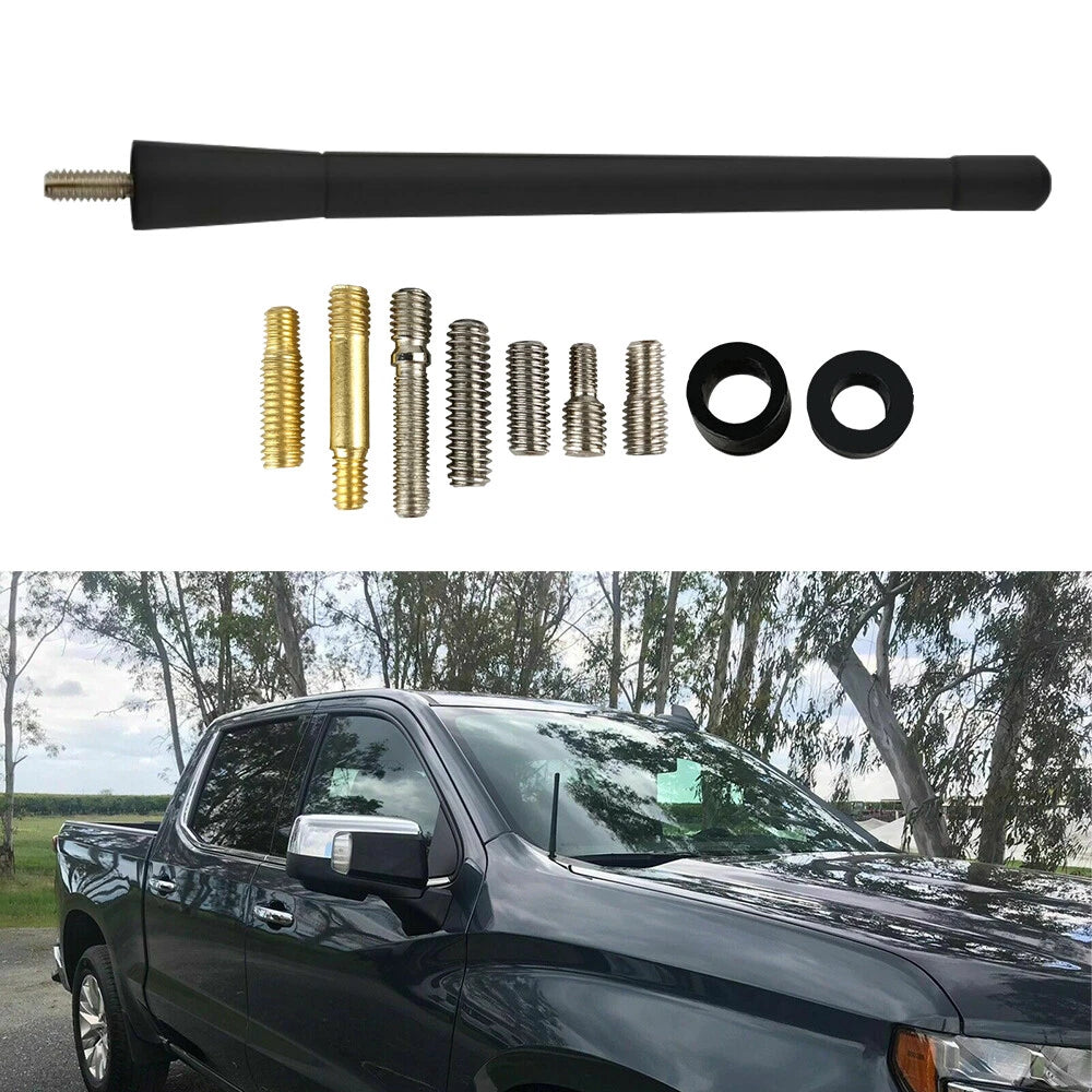 7" Short Antenna Mast for Mitsubishi Outlander (2003–2006) Black AM/FM
